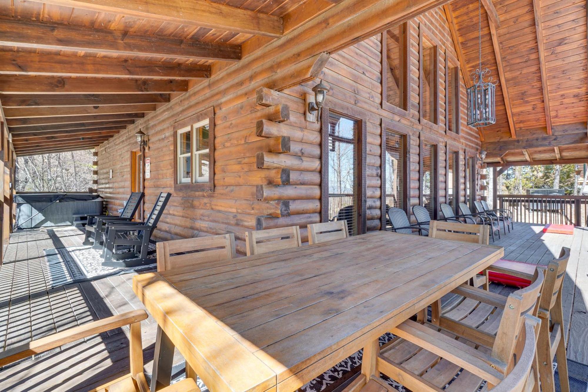 Sevierville Cabin With Deck Minutes To Pigeon Forge מראה חיצוני תמונה