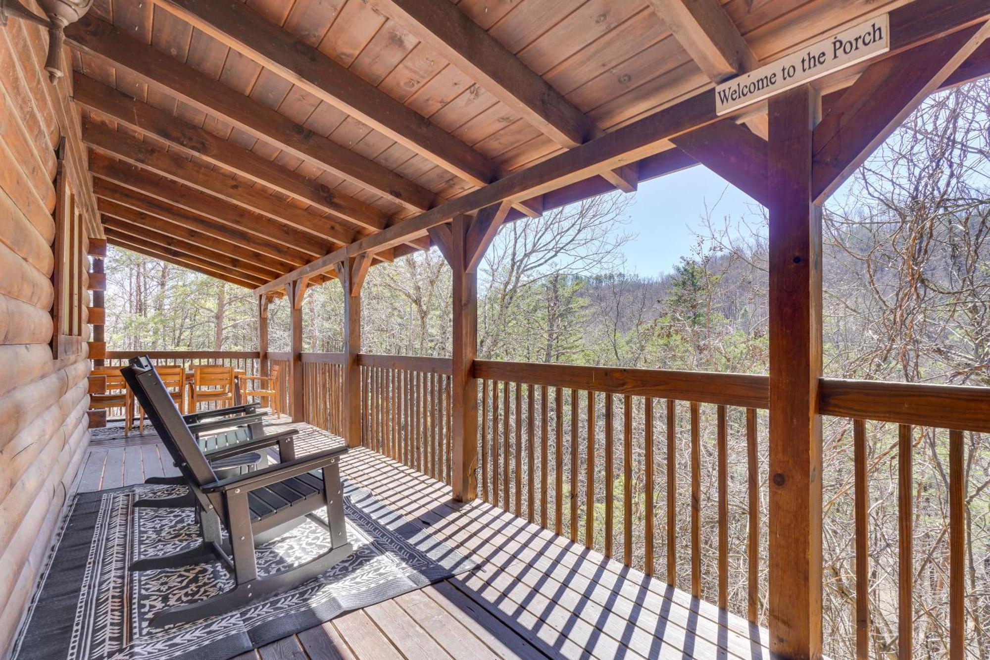 Sevierville Cabin With Deck Minutes To Pigeon Forge מראה חיצוני תמונה